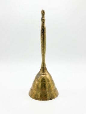 Vintage Solid Brass Hand Bell Made India